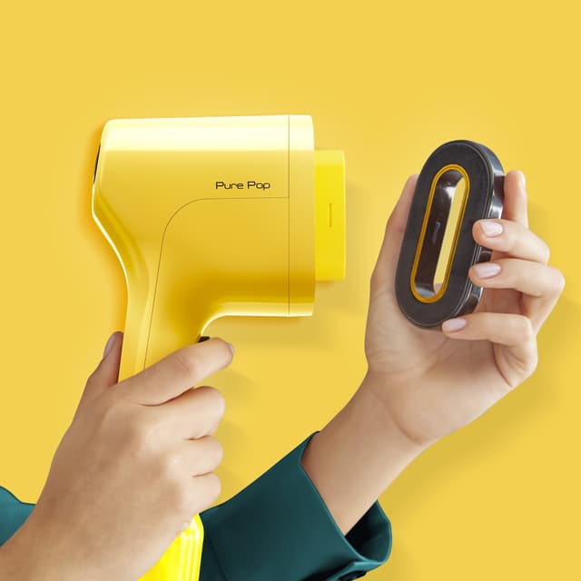 Tefal Pure Pop håndholdt steamer (gul)