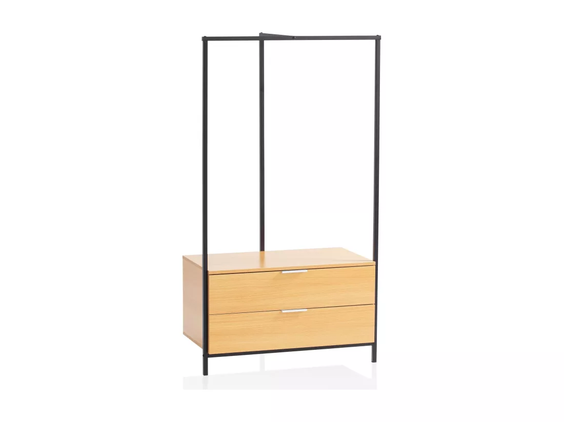 Armoire de Couloir Décor Chêne 152x85x44 cm Armoire Chaussures Vestes