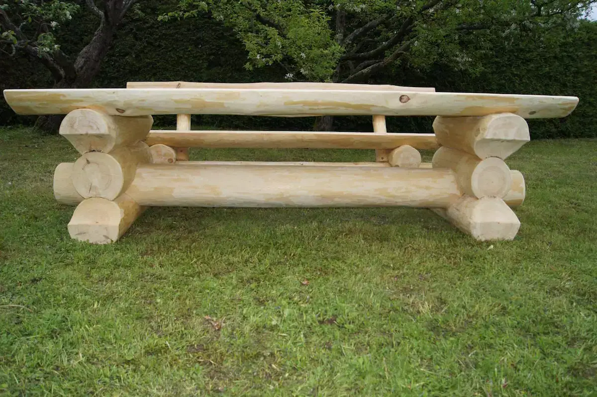 PureHaven Luxus-Holzgarnitur massiver Naturstamm nordische Fichte - versch. Ausführungen