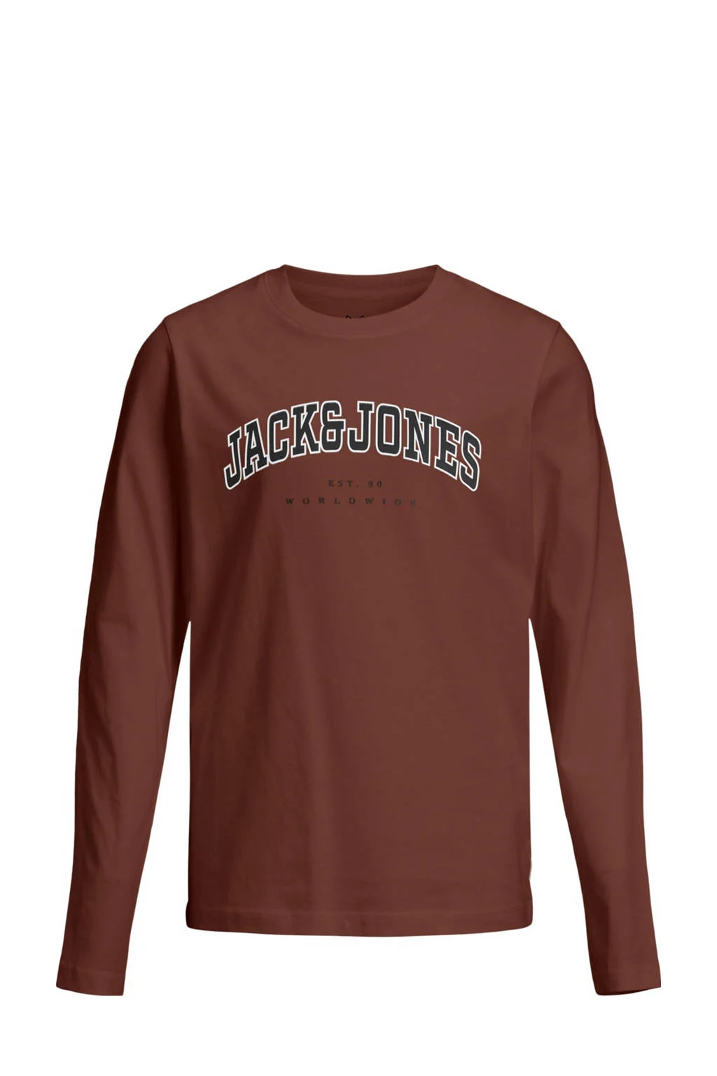 JACK & JONES JUNIOR longsleeve donkerrood