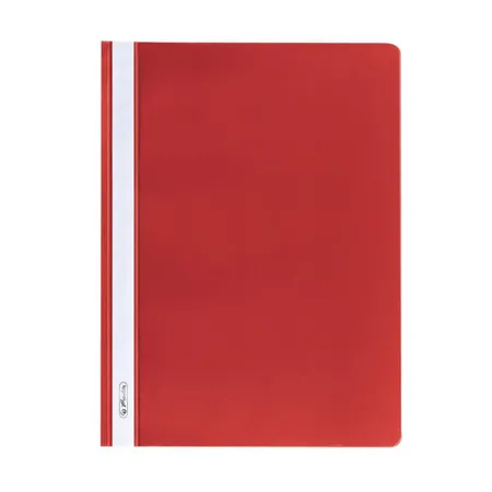 Herlitz Schnellhefter extra stabil, PP, DIN A4, rot, 10 Stück