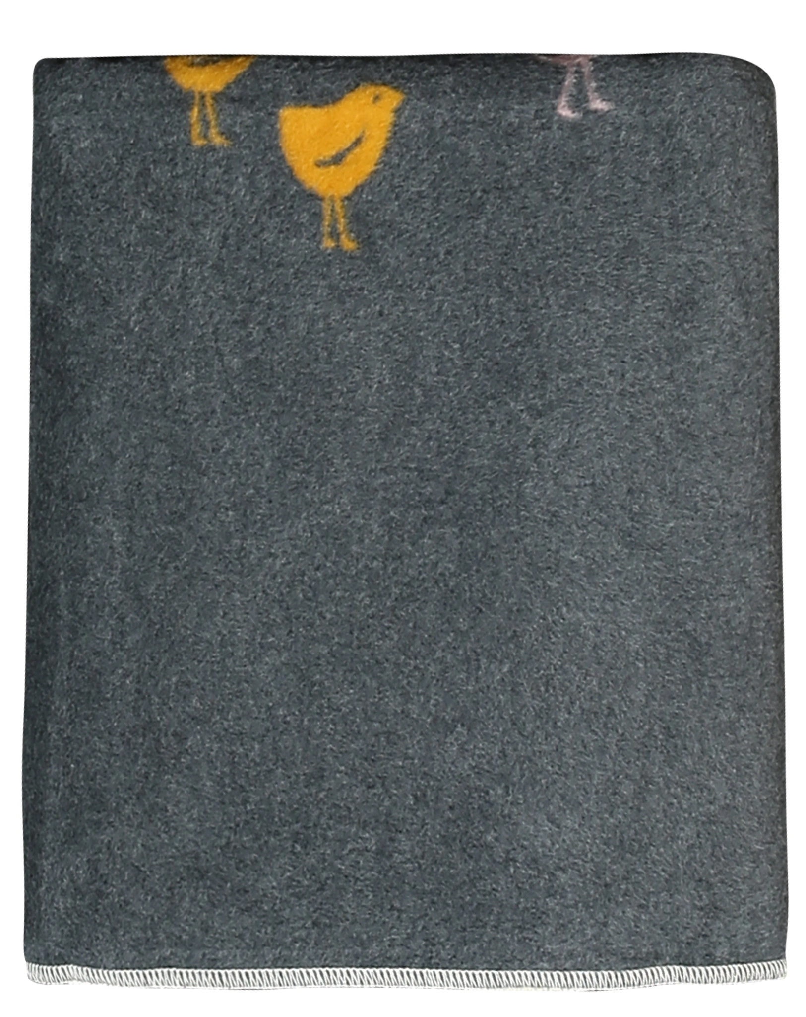 Kuscheldecke MAJA - BAUERNHOF (100x150) in grau