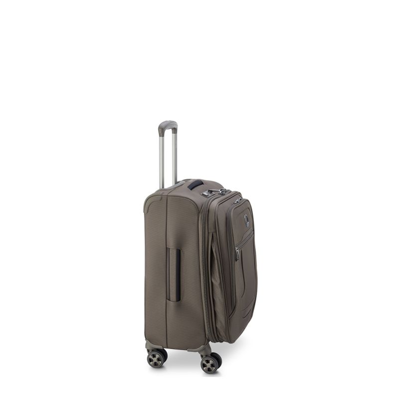 Valise cabine souple Helium DLX Extensible 55 cm Moka
