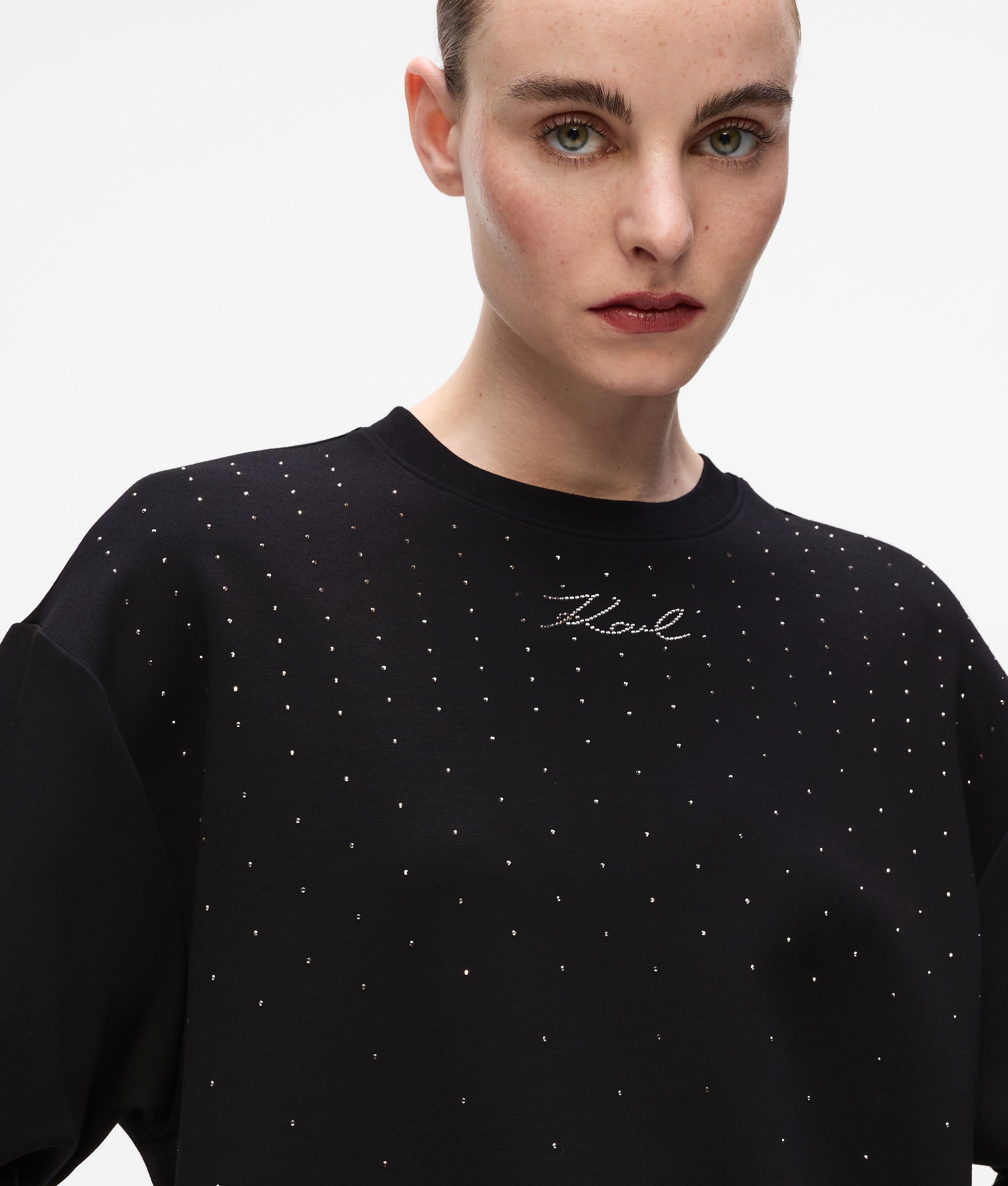 Sweatshirt met strass