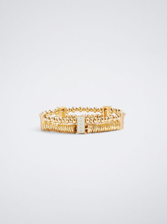 Pulsera Elástica Esmaltada - Multicor