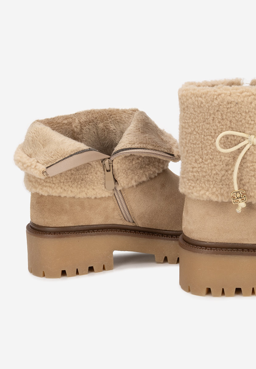 Bottines femme kaki Glennis
