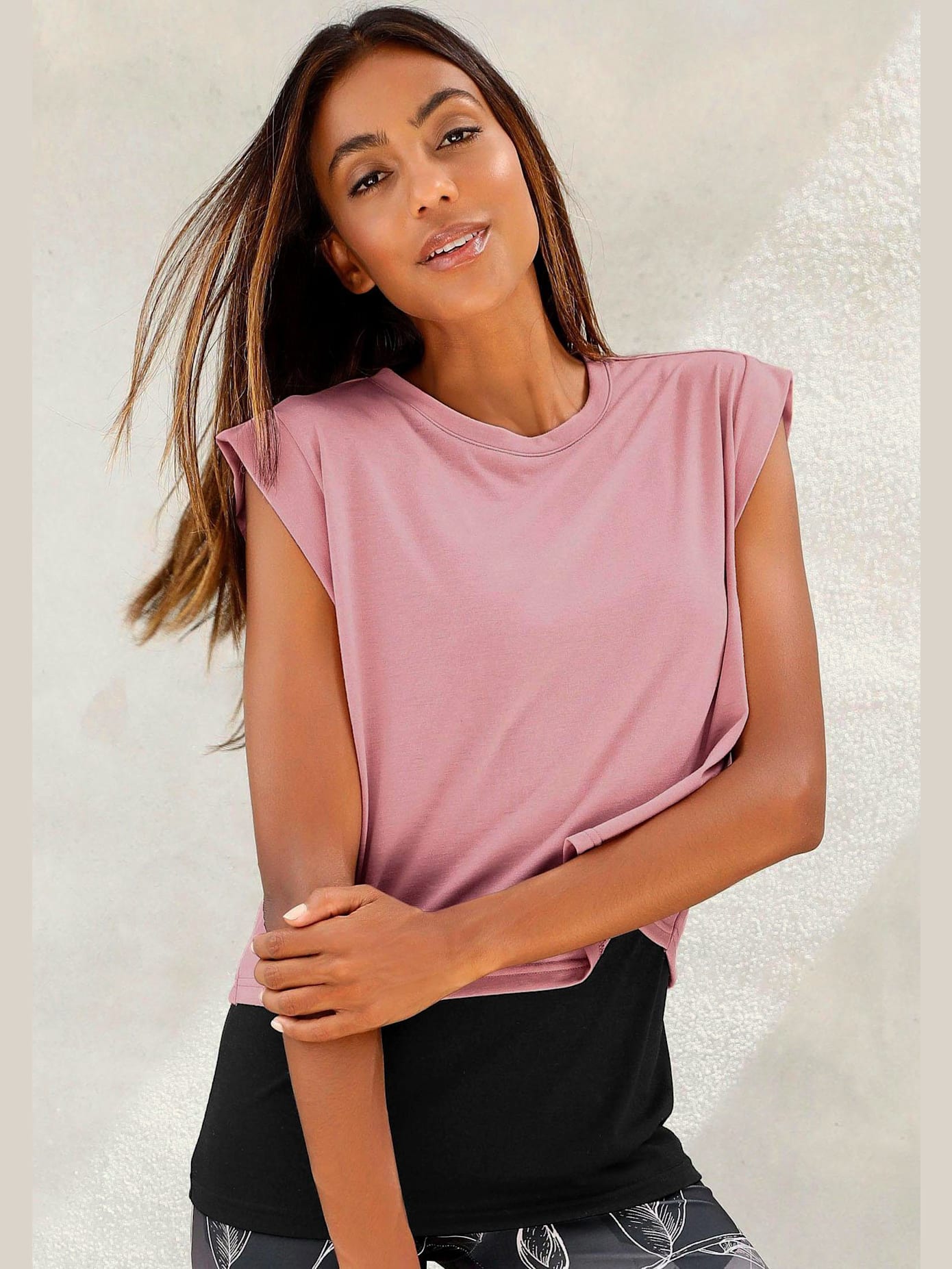 T-shirt en jersey avec débardeur intégré