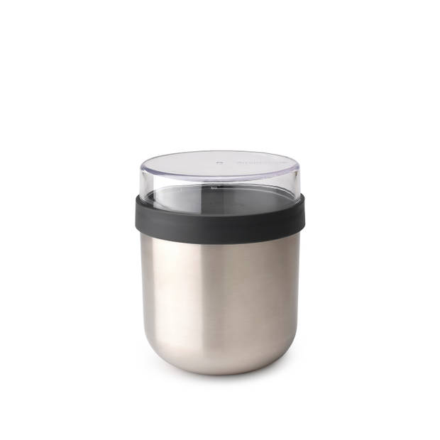 Brabantia Make & Take isoleerbeker lunch 0,5 liter - Dark Grey