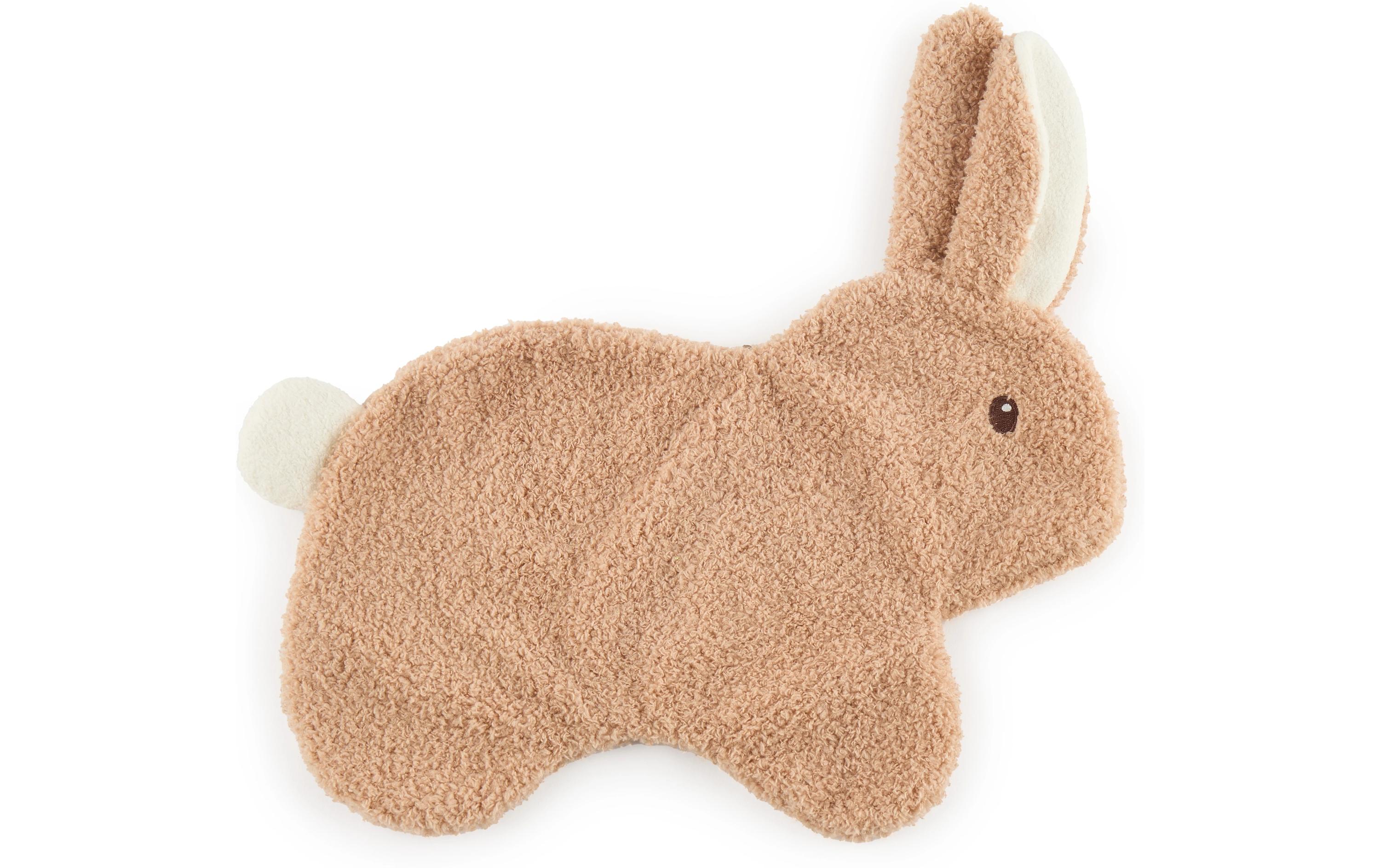 Schmusetuch Hase Fine BraunKuscheltuch mit süssem Hasenmotiv