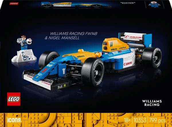 [OUTLET] - LEGO Icons 10353 Williams Racing FW14B og Nigel Mansell
