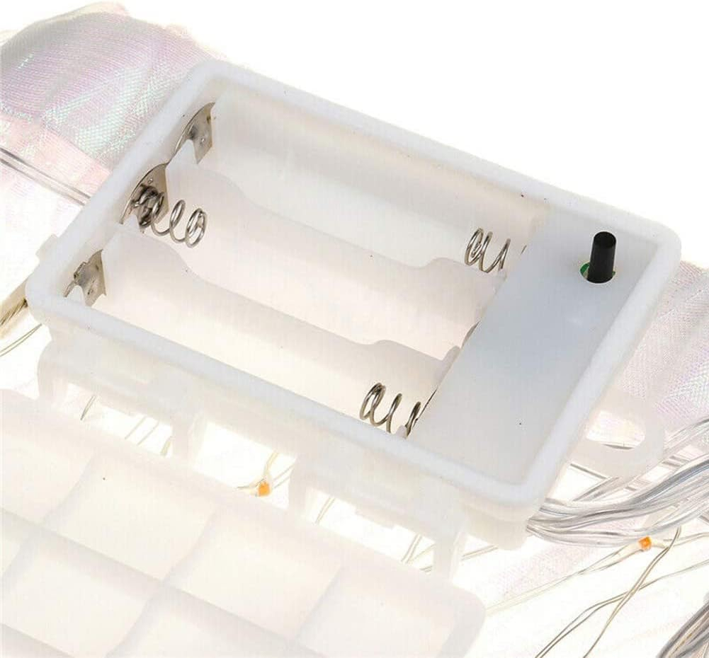 (145cm) LED Fasnachts Kostüm Blinkende Schmetterlings Flügel Bauchtanz Verkleidung für Motto Partys / Halloween (Batteriebetrieben) - Blau