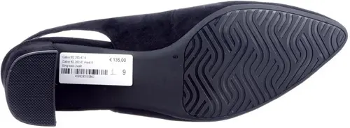 Gabor 82.260.47 maat 8.5 Sling back zwart Calandschoen