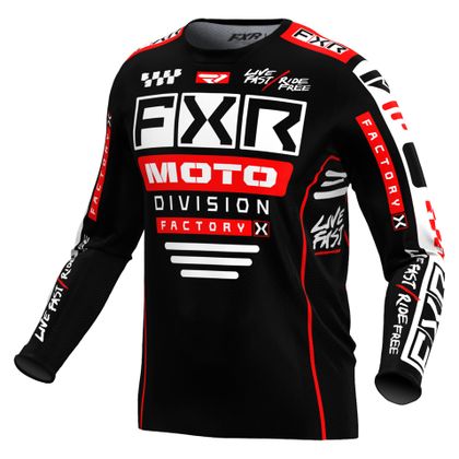 Maillot cross FXR PODIUM GLADIATOR 24 2024 - Noir / Rouge