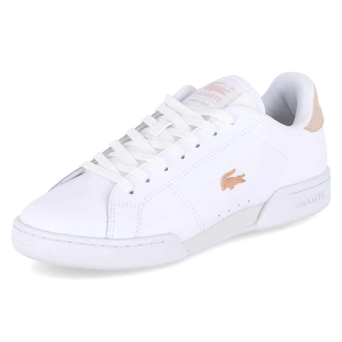 LacosteLow Sneaker CARNABY CUP - wht/lt pink