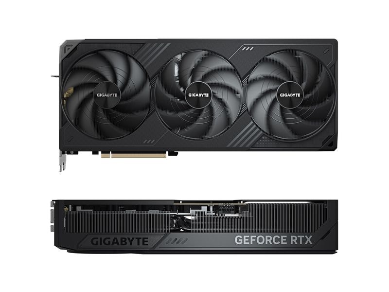 Gigabyte Grafikkarte GeForce RTX 5090 WINDFORCE OC 32 GB Gaming Grafikkarte mit 32 GB GDDR7 Speicher