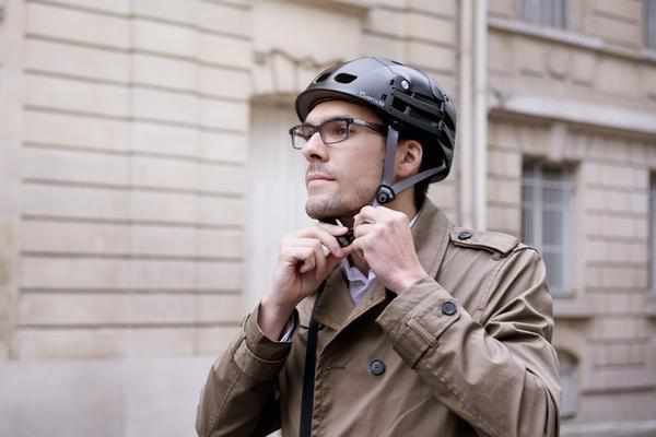 Casque Vélo Pliant Overade Plixi Fit Gris