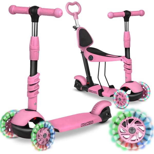 Tricycle Scooter Ricokids Todi - Rosa