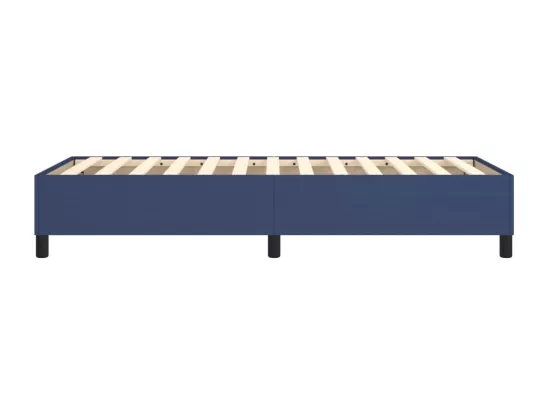 Sommier à lattes de lit Bleu 90x190 cm Tissu
