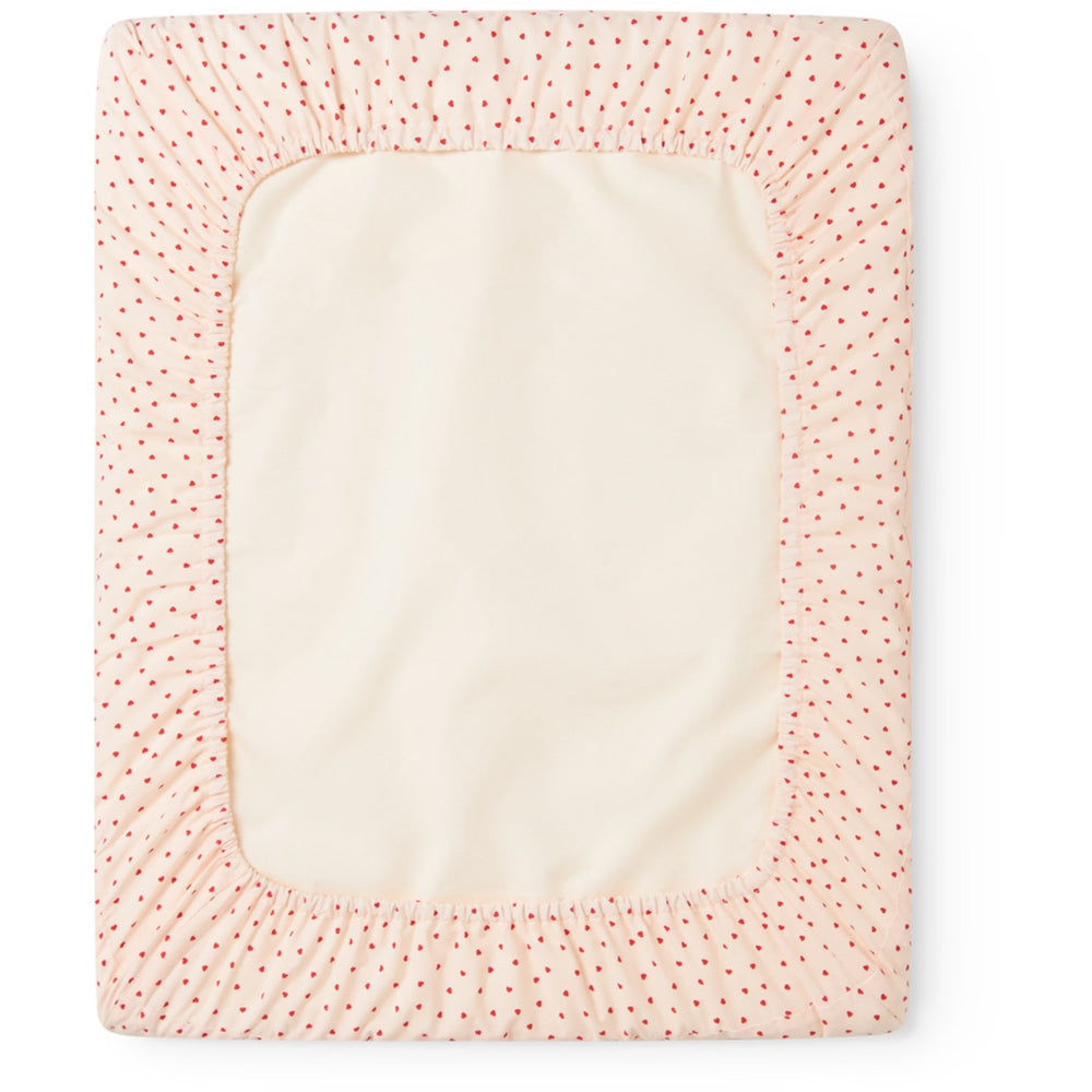 Køb MarMar Cotton Percale Home Happy Hearts Changing Cushion Cover