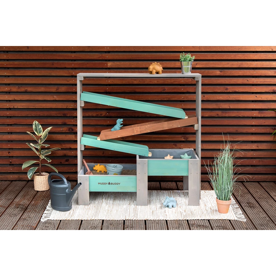 MUDDY BUDDY® Wasserbahn Aqua Tower, warmgrau-salbei