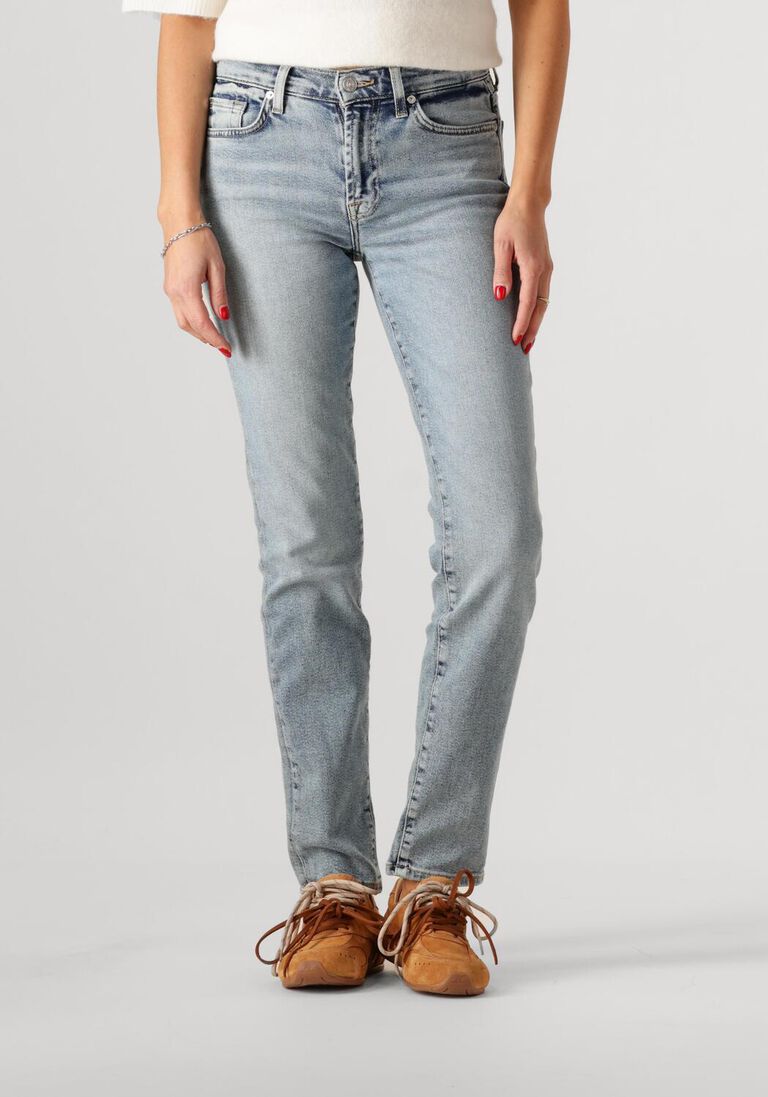 blauwe 7 for all mankind slim fit jeans roxanne amuse me