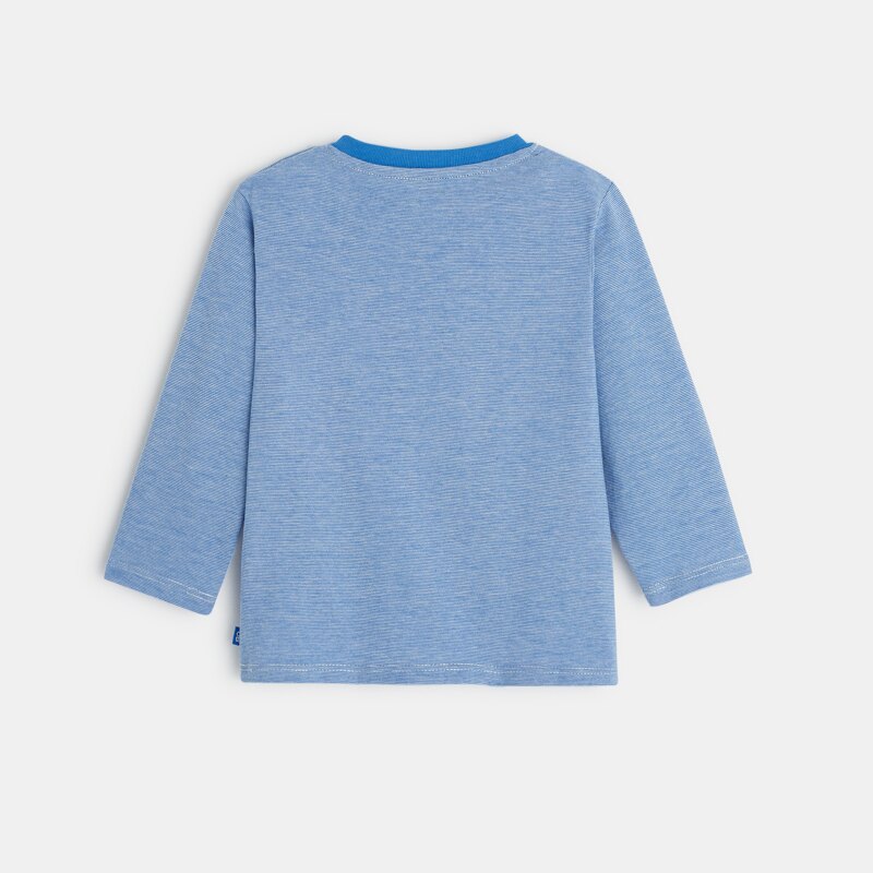 T-shirt rayé tipi bleu bébé garçon Bleu