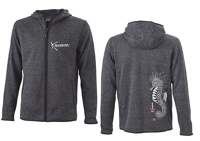 KANUMERA - VESTE POLAIRE TRICOTEE HIPPOCAMPE HOMME