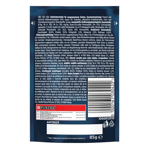 Purina GOURMET Perle Erlesene Streifen mit Truthahn