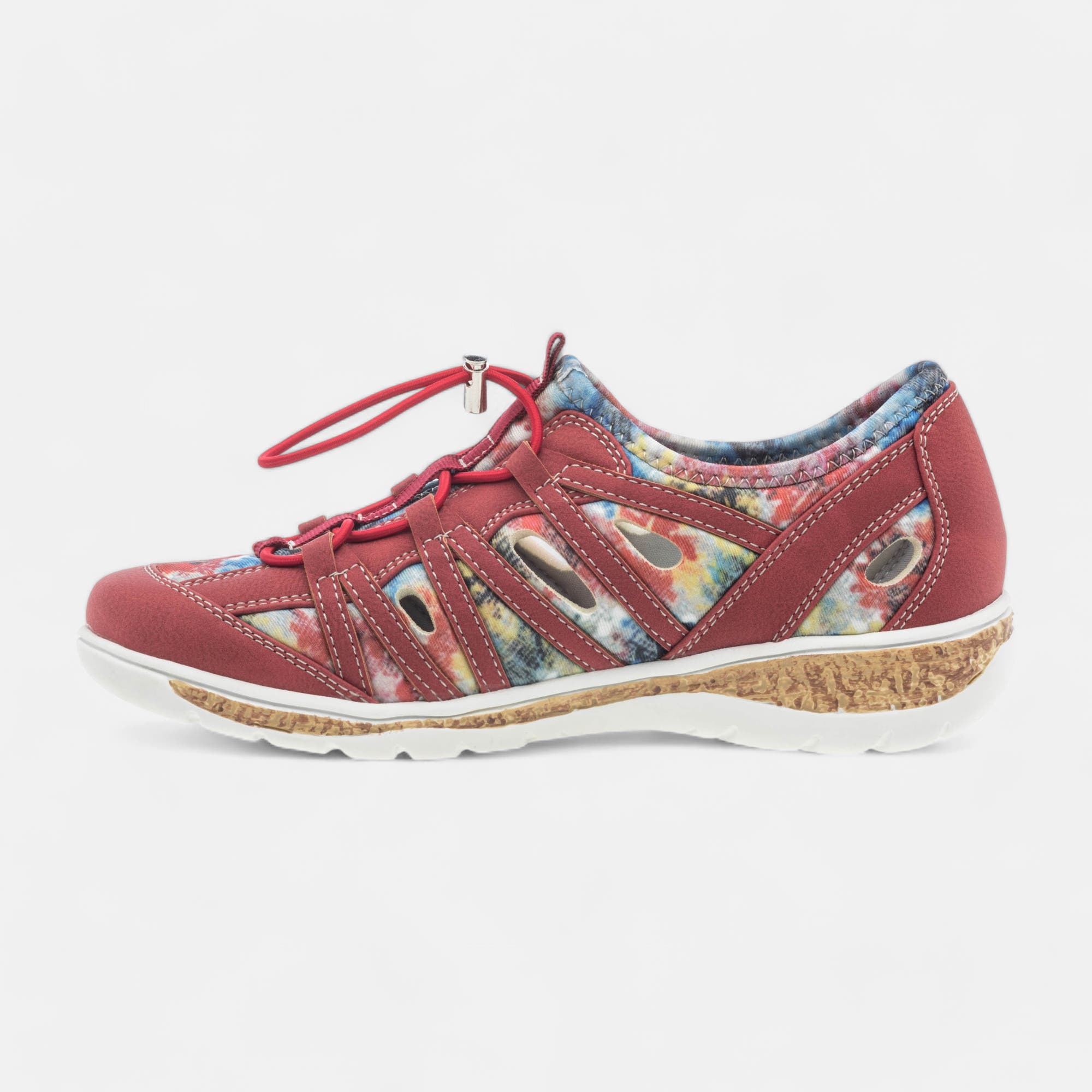 Baskets basses Femme rouge