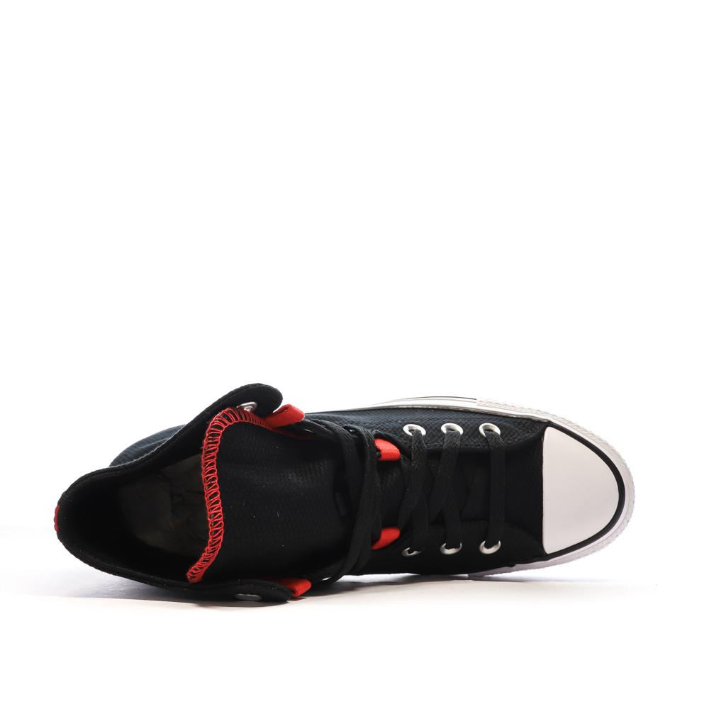 Converse Baskets Noires/Rouge/Blanches Converses Chuck Taylor All Star
