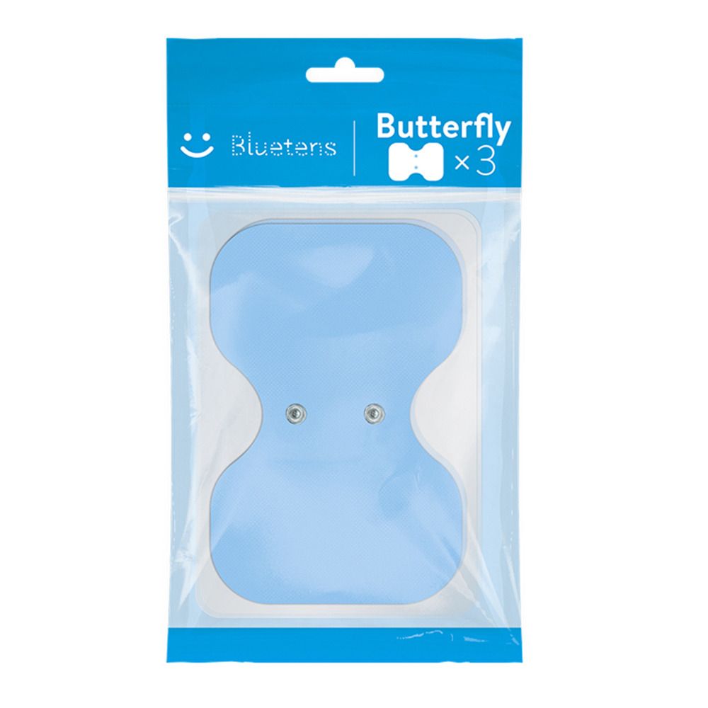 Bluetens ELEPAP - Pack de 3 électrodes butterfly blue