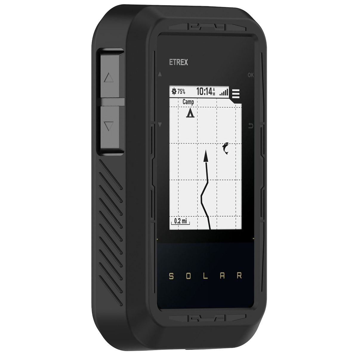 Mykt silikonetui til Garmin eTrex Solar Sort