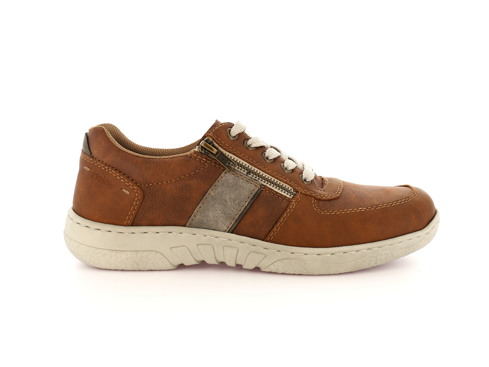 Rieker-03500 Synthétique Marron Clair