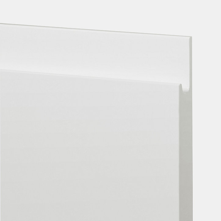 Porte de meuble de cuisine Garcinia blanc brillant l. 40 cm x H. 72 cm GoodHome