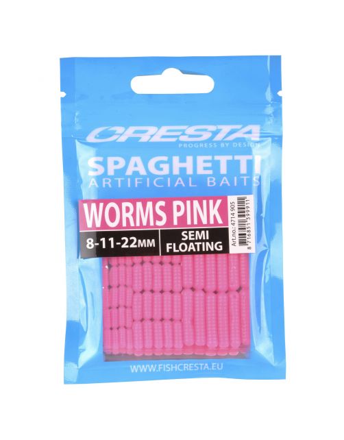 Cresta Spaghetti Worms Pink - Aas -
