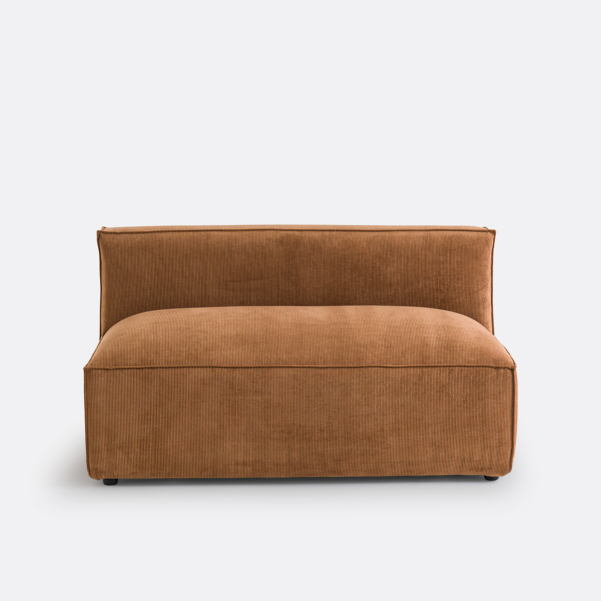 LA REDOUTE INTERIEURS<br>Sofá modular de 2 lugares em veludo canelado, Seven