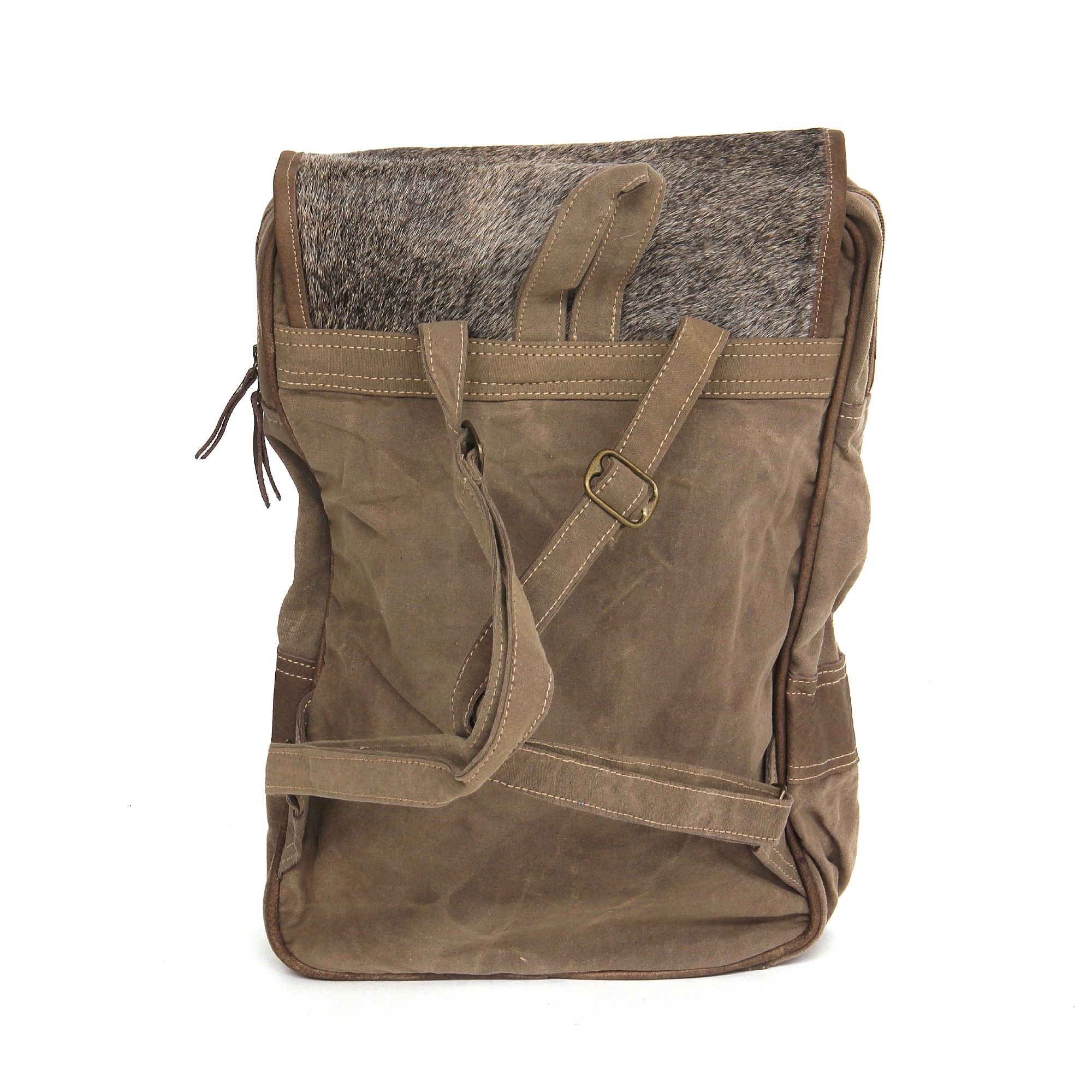 Rucksack 'JFK New York', braun, T 12cm, B 32cm, H 46cm günstig bestellen