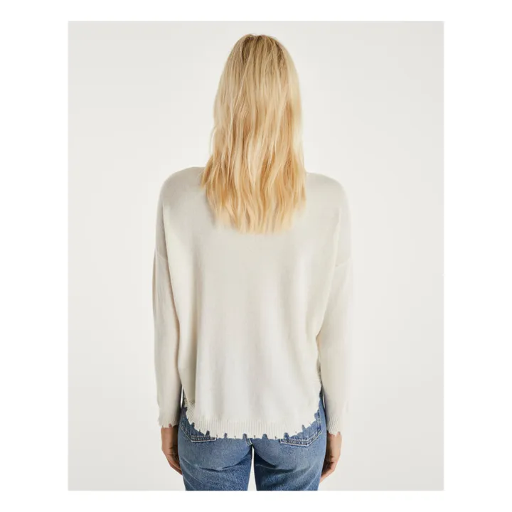 Kujten Pull Mela Cachemire | Blanc