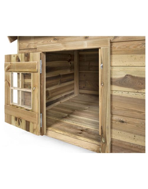 Voldux Hondenhok Naud - Hondenhok - 217x110x116 cm Naturel