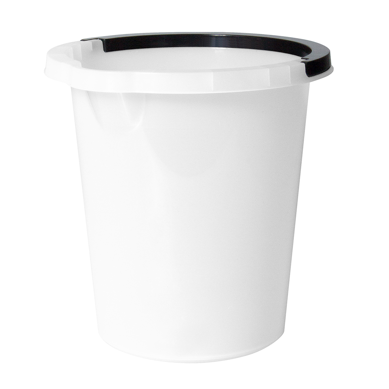 Eimer mit Ausgusslippe - weiß - 5 Liter