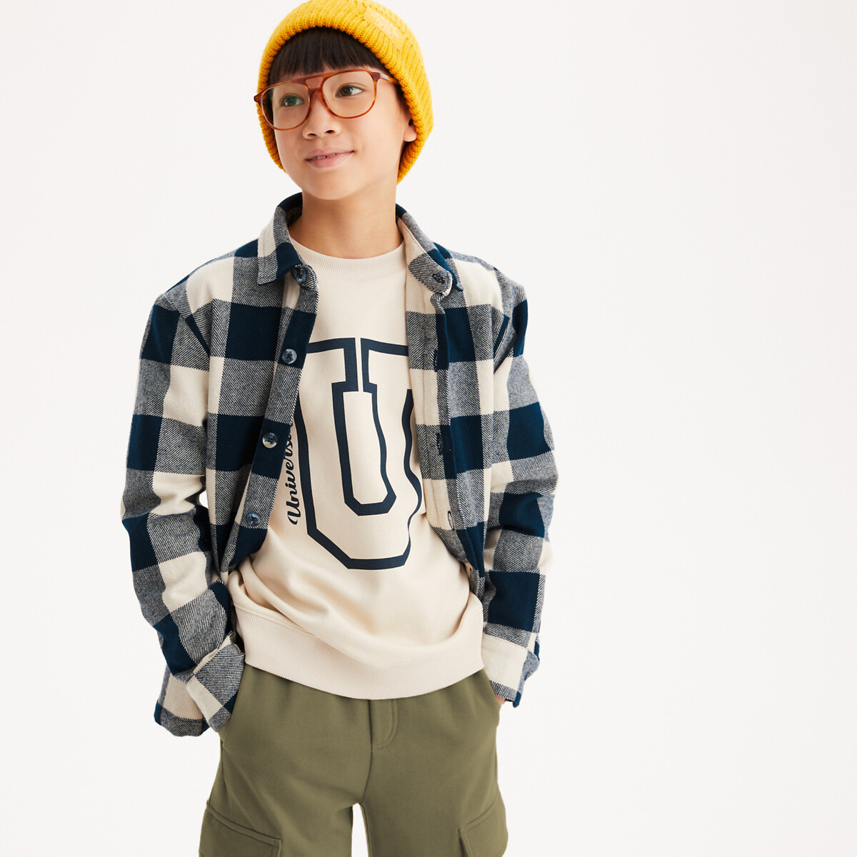 COLEÇÕES LA REDOUTE<br>Camisa xadrez de flanela