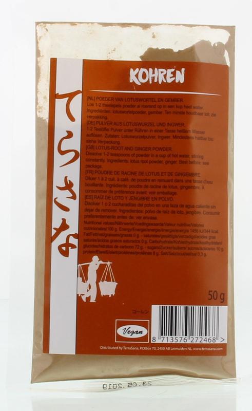 Terrasana Kohren lotuswortelpoeder 50g