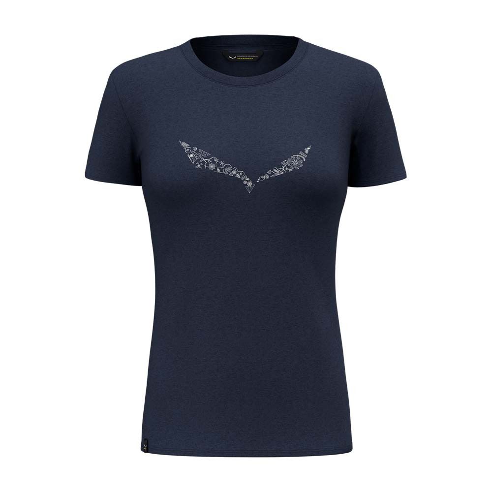 Salewa SOLID DRY - Maillot Femme premium navy melange