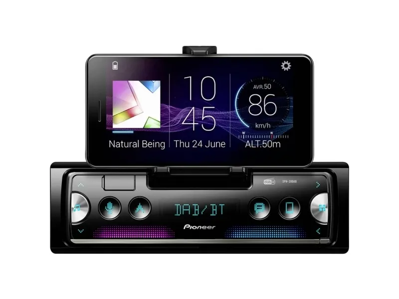 Pioneer SPH-20DAB - Bil - digital modtager - in-dash - Single-DIN - 50 watt x 4