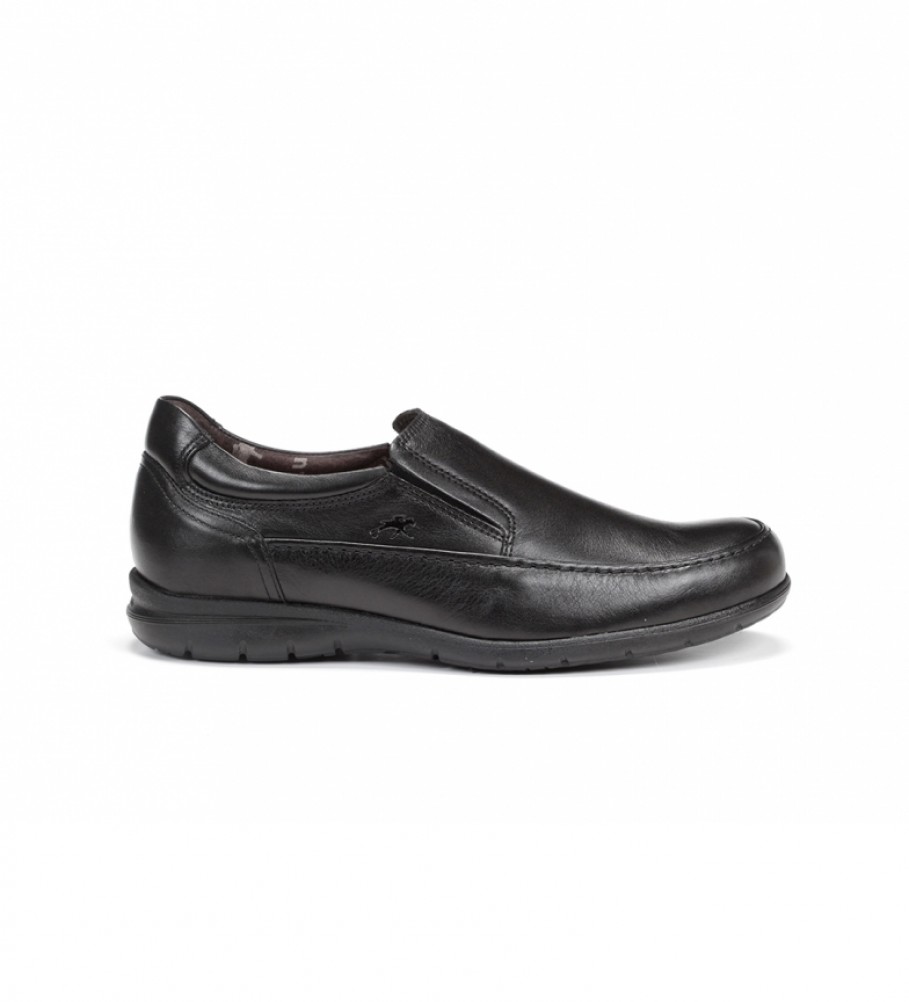Sapatos de couro Fluchos Luca 8499, pretos