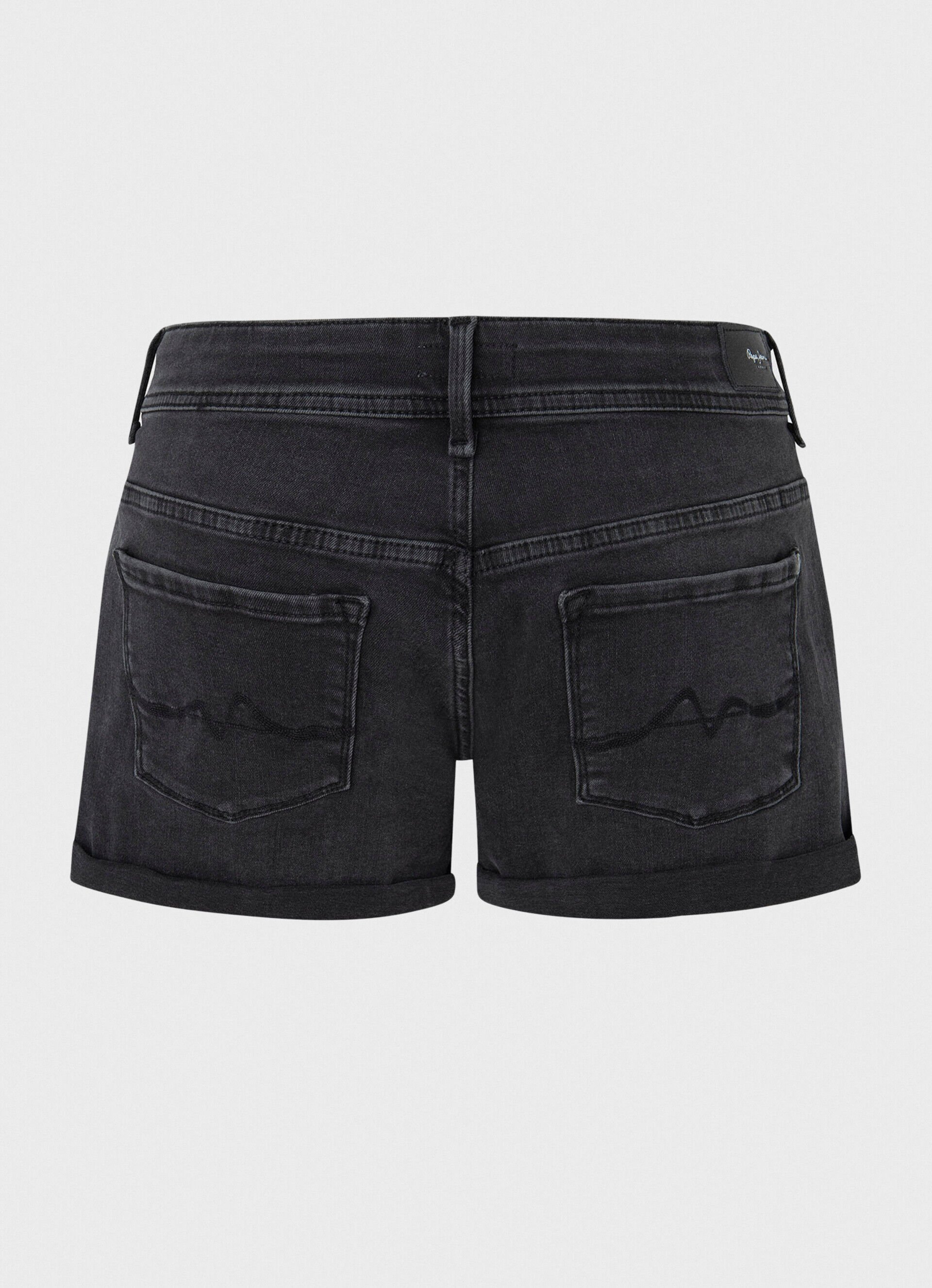 CALÇA JEANS CURTA CORTE REGULAR - jeans