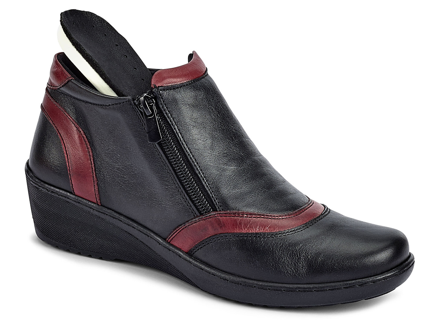 Gemini Stiefelette mit Seitenreißverschlüssen