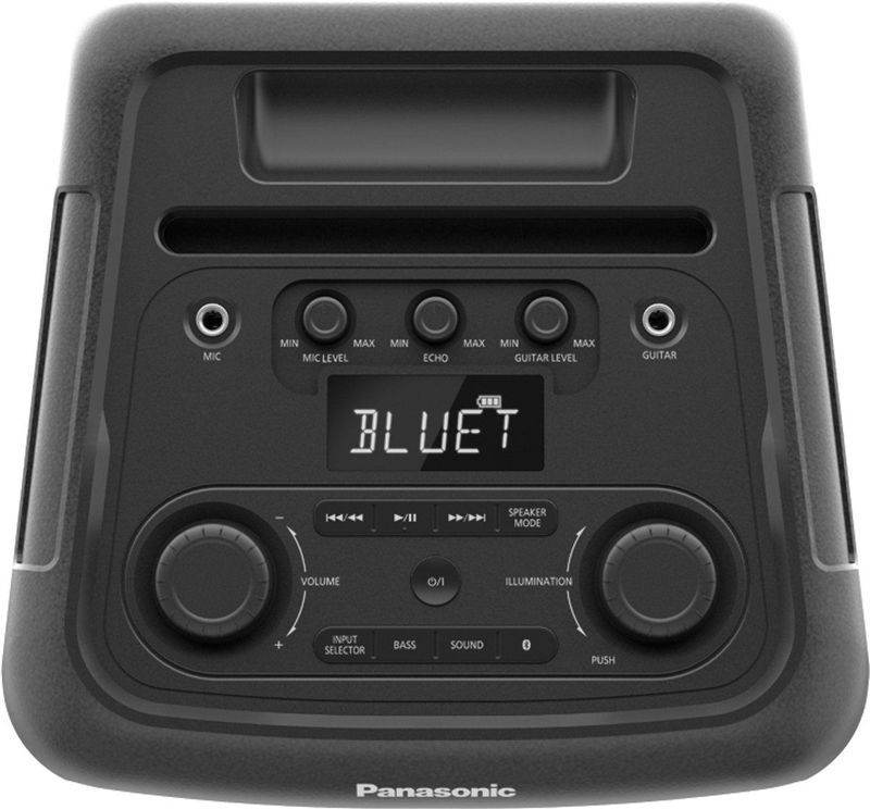 Panasonic - SC-BMAX10E-K - Draagbare Partyspeaker - Zwart - Bluetooth - Ingebouwde Verlichting