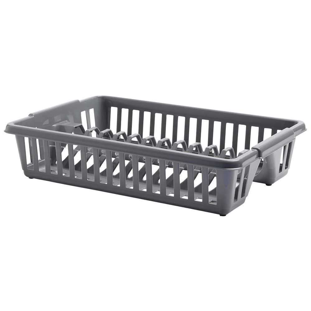 Egouttoir à vaisselle plastique gris