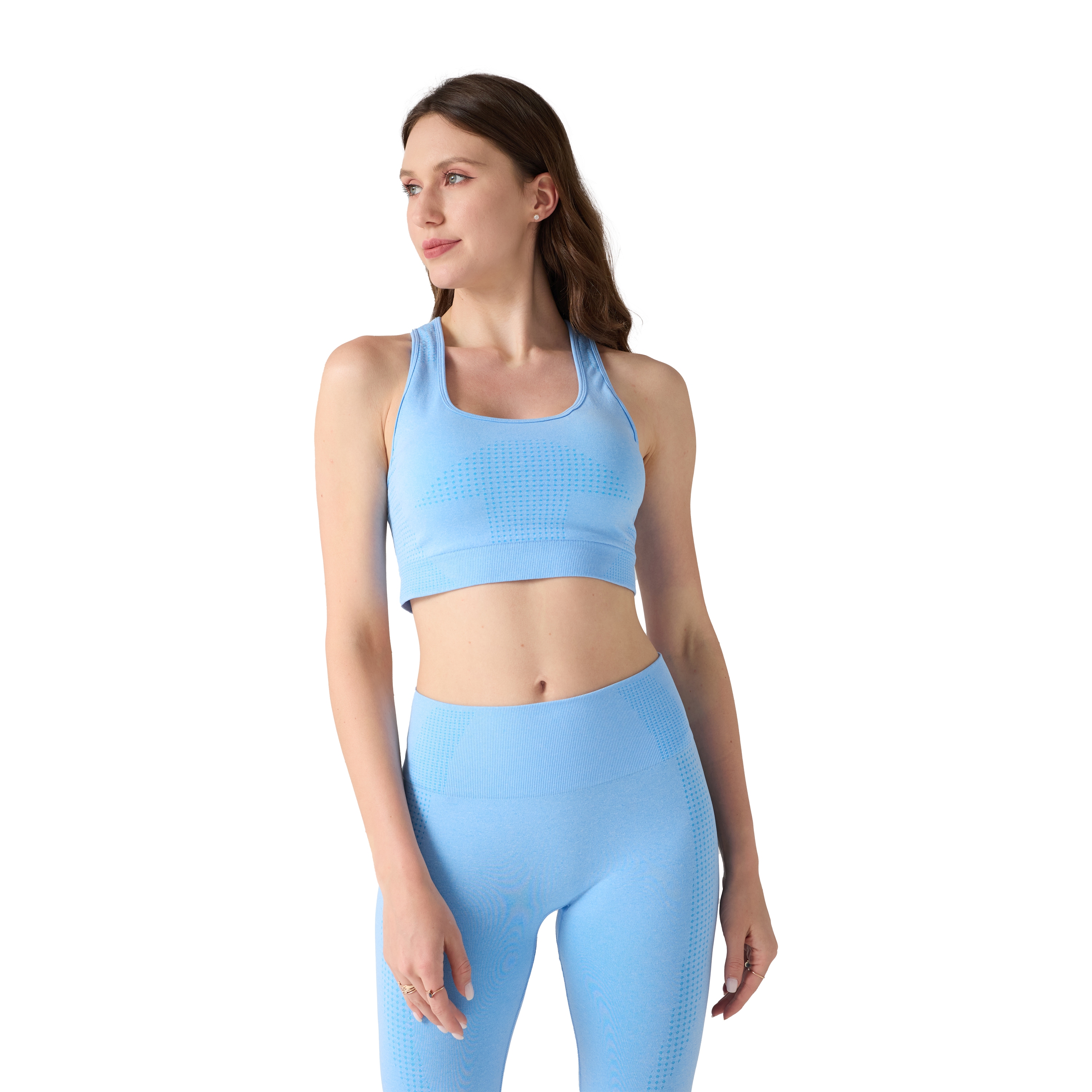 Sport Set Damen 3-teilig Grösse M blau